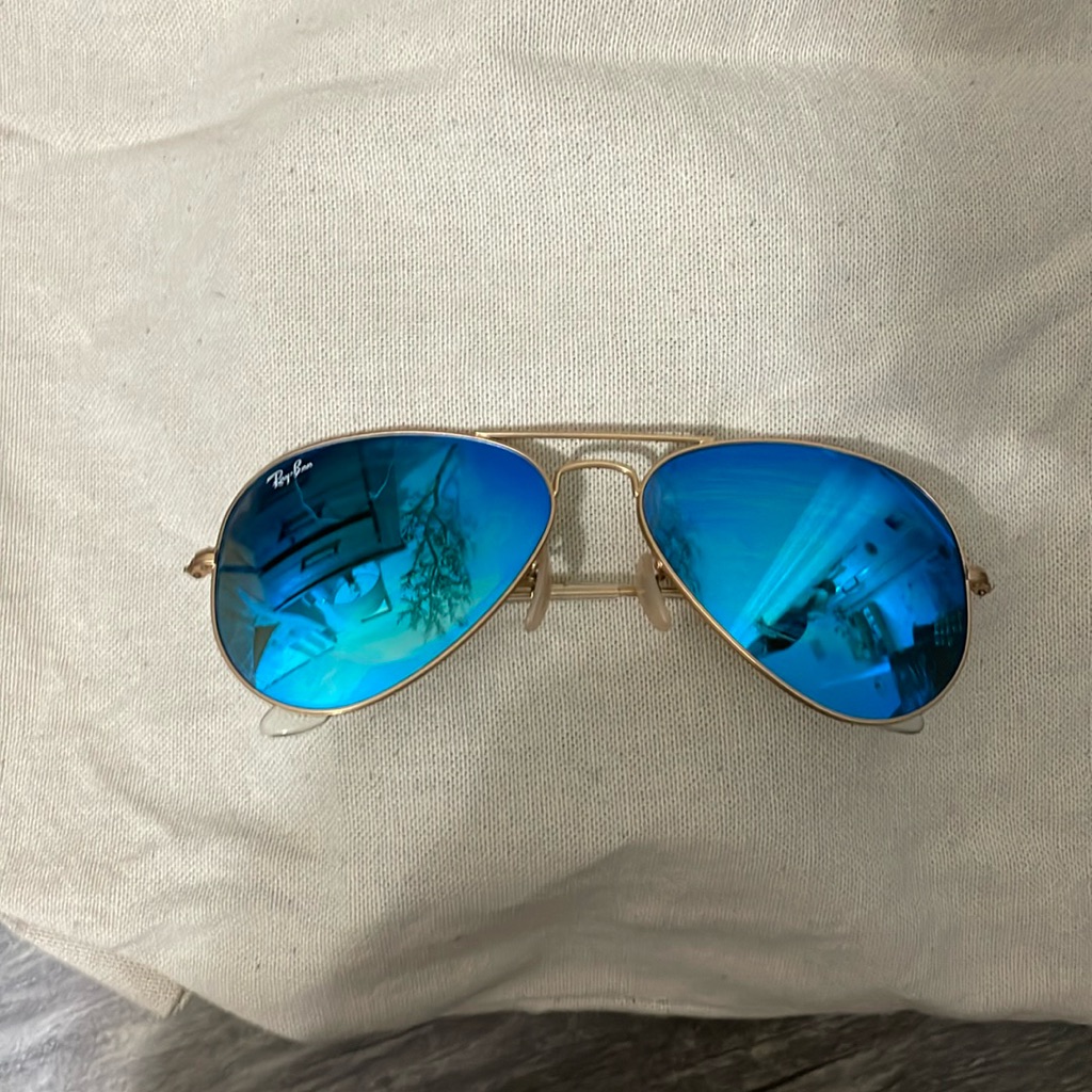 Ray-Ban Blue Mirrored Sunglasses